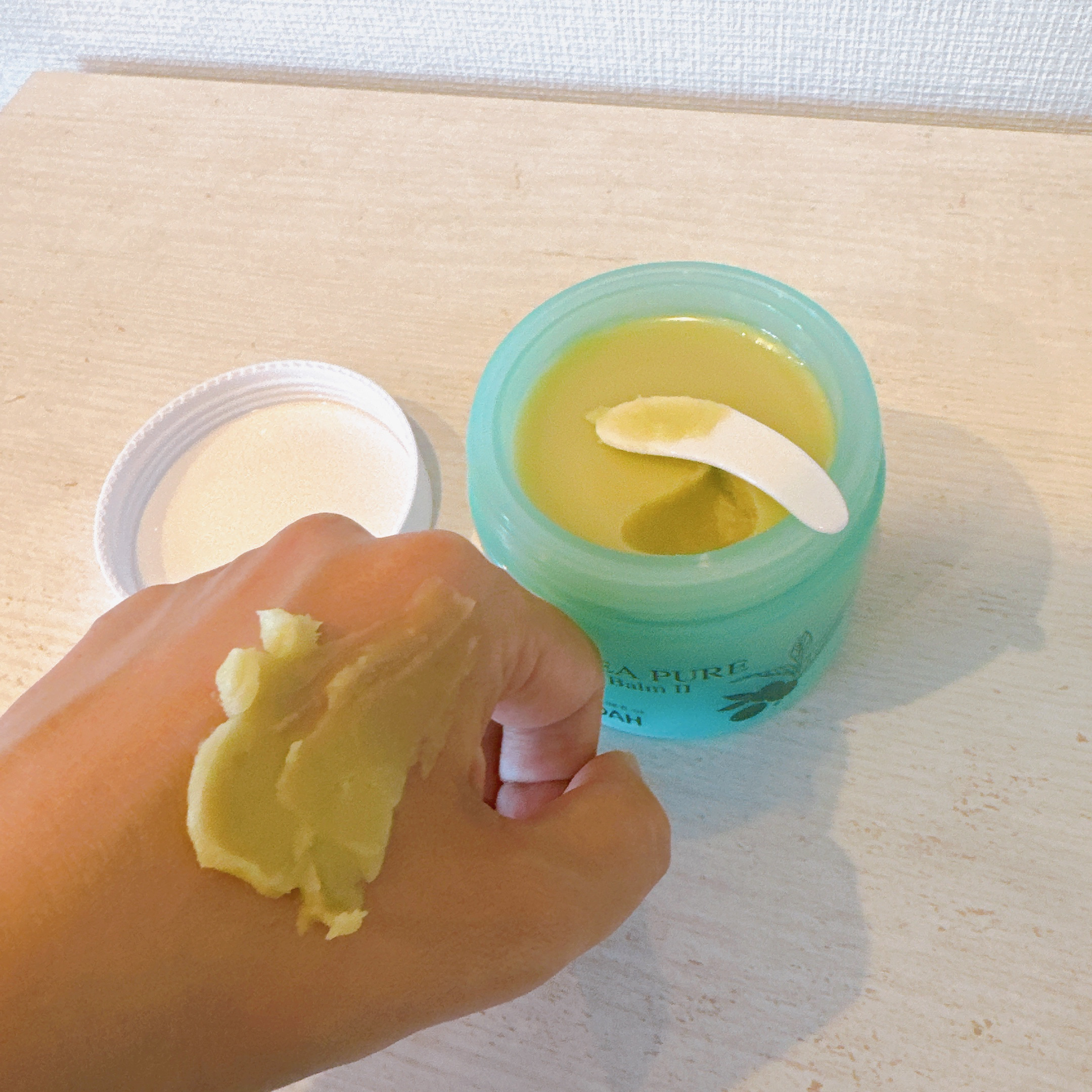 グリーンティーピュアクレンジングバームⅡ/YADAH/クレンジングバームを使ったクチコミ（3枚目）