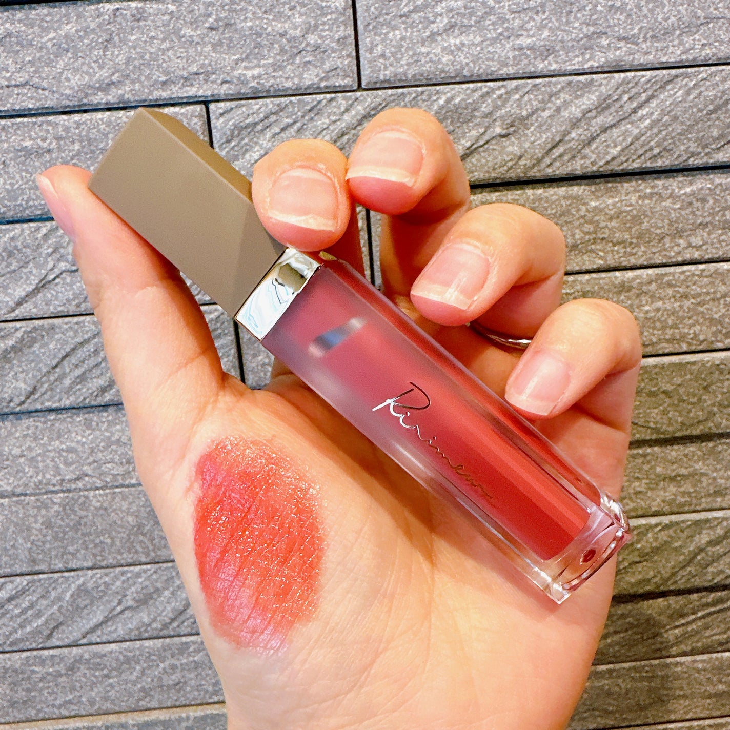 ミューテッドシアーティント/Ririmew/リップティントを使ったクチコミ(3枚目)