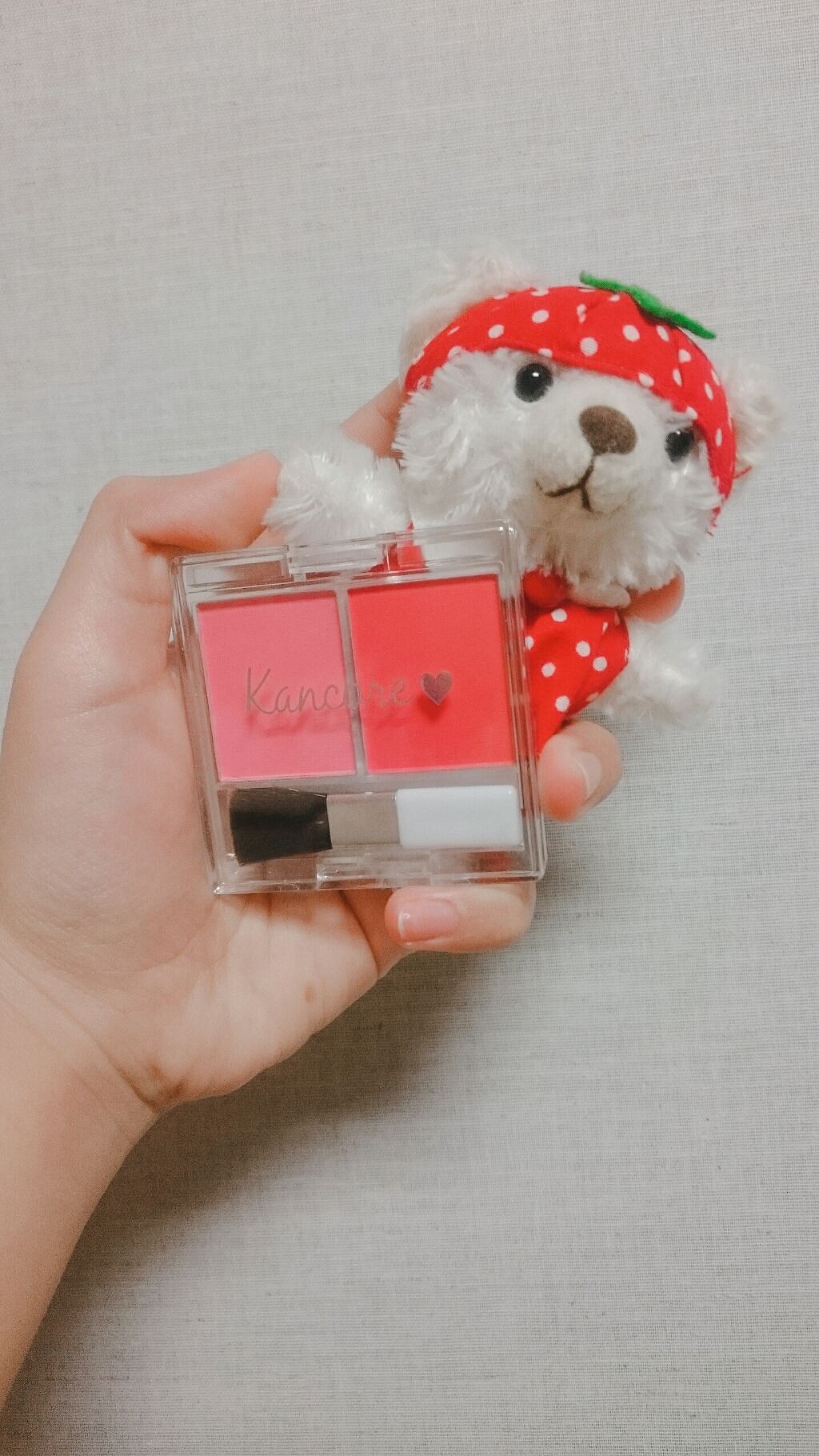 カンコレ チーク/DAISO/パウダーチークを使ったクチコミ（1枚目）