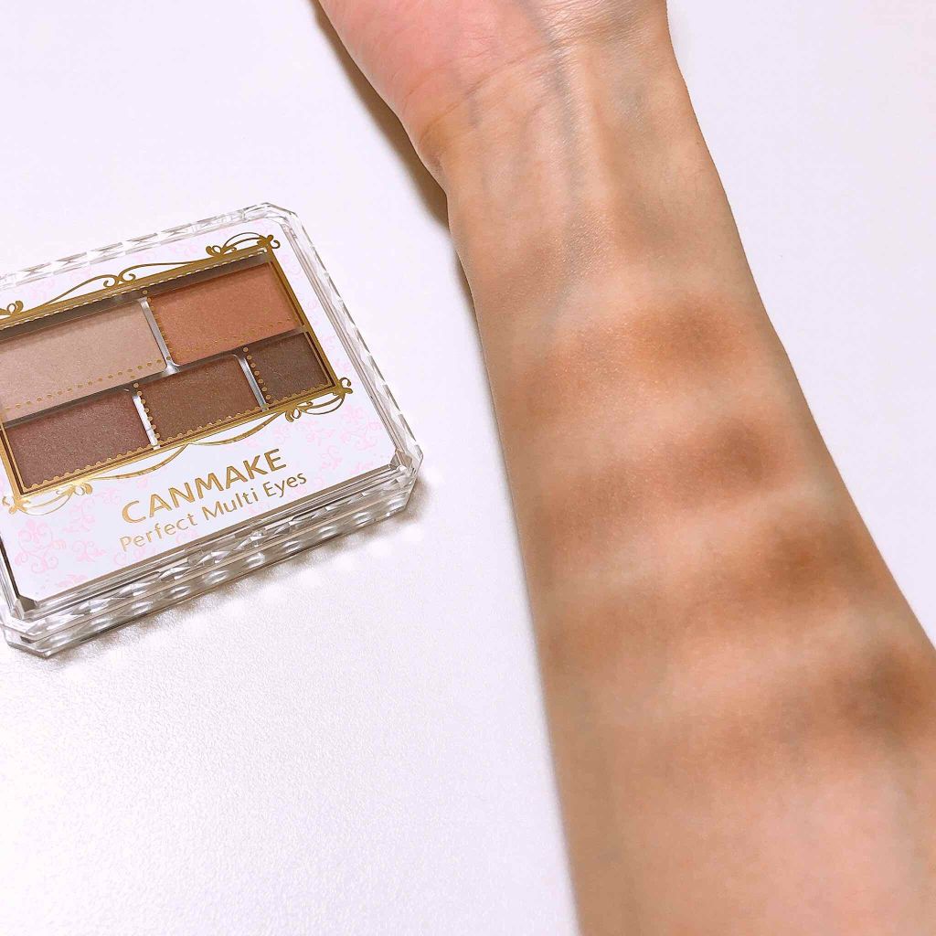 パーフェクトマルチアイズ/キャンメイク/アイシャドウパレットを使ったクチコミ(3枚目)