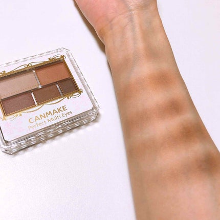 パーフェクトマルチアイズ/キャンメイク/アイシャドウパレットを使ったクチコミ(3枚目)