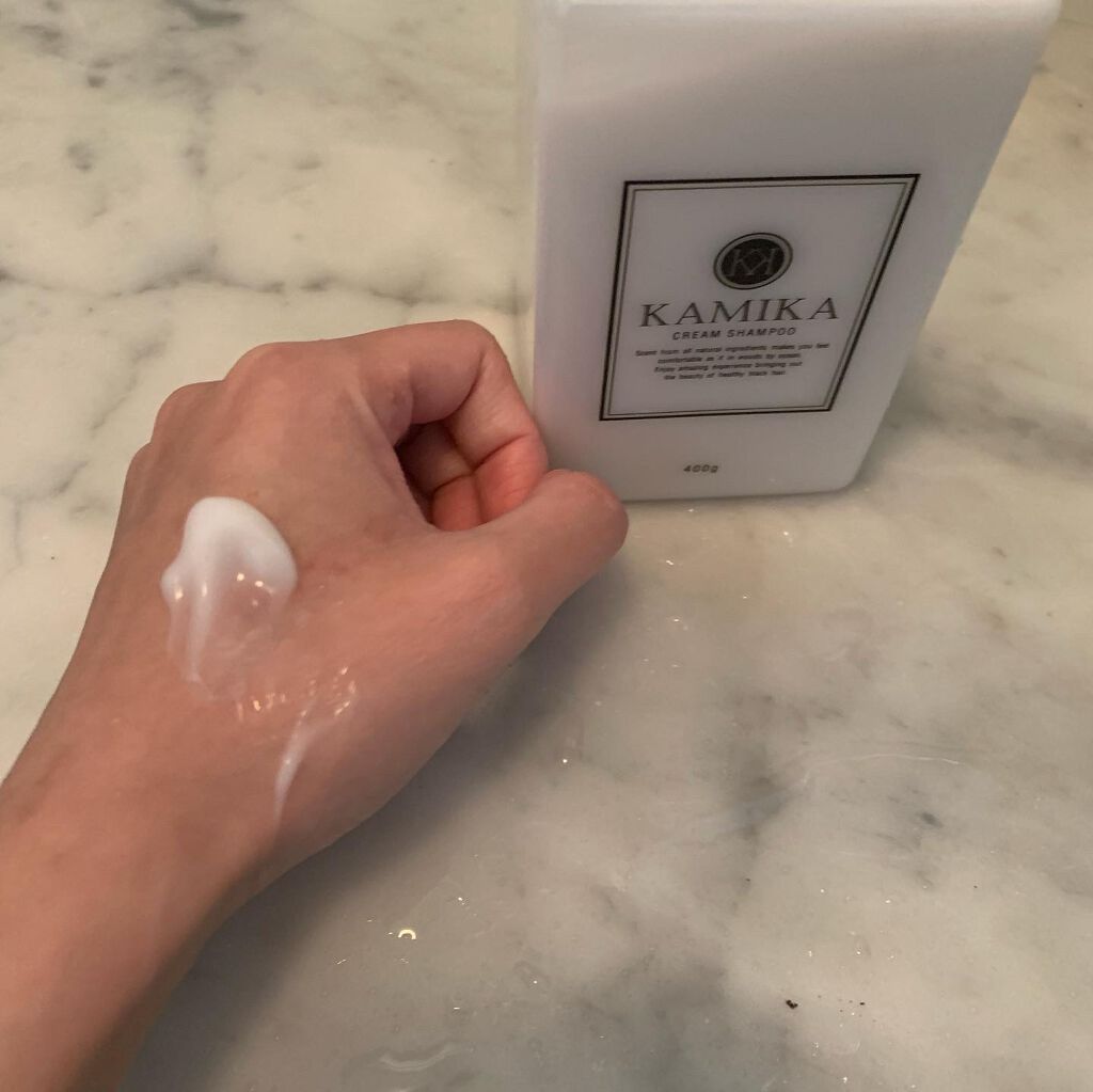 黒髪クリームシャンプー/KAMIKA/シャンプー・コンディショナーを使ったクチコミ(3枚目)