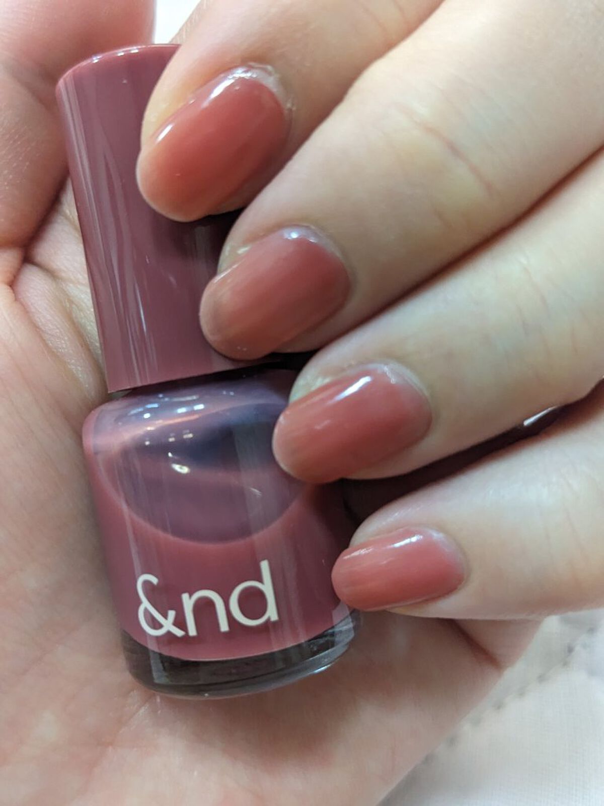 アンドバイロムアンド　グラッシードロップネイル/&nd by rom&nd/マニキュアを使ったクチコミ（2枚目）