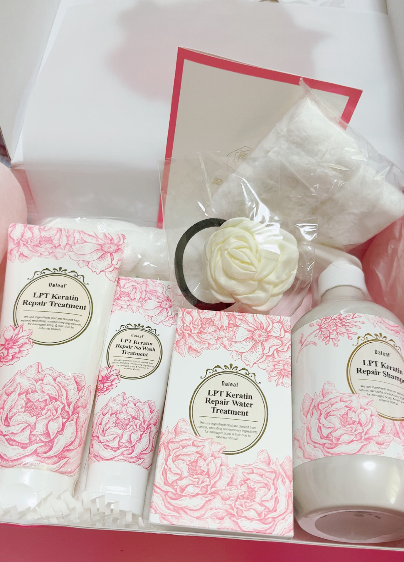 LPTローズエディションリペアセット Rose Edition シャンプー トリートメント ヘアセット/Daleaf/その他キットセットを使ったクチコミ（2枚目）