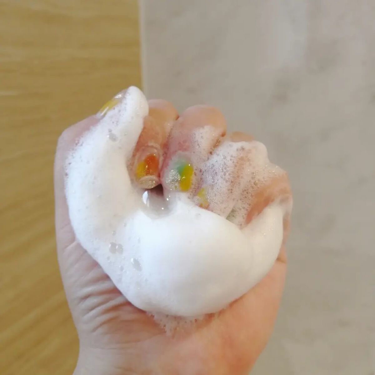 クレンジング洗顔 ＮＣ/なめらか本舗/洗顔フォームを使ったクチコミ（3枚目）