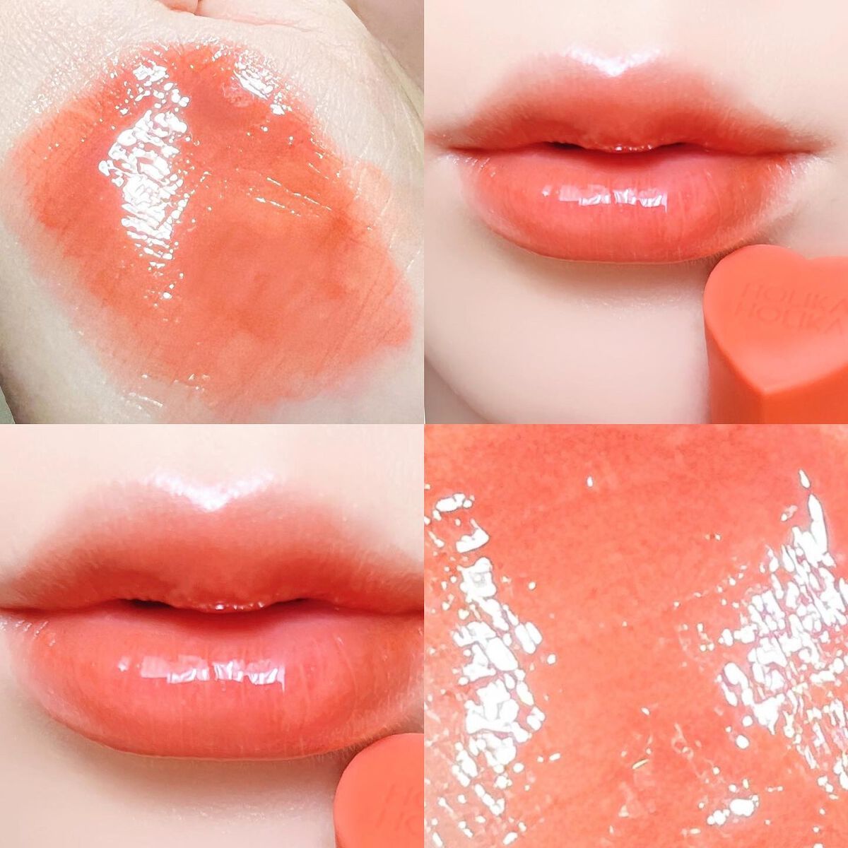 ホリカホリカ ハートクラッシュグローティントエアー/HOLIKA HOLIKA/リップティントを使ったクチコミ（3枚目）