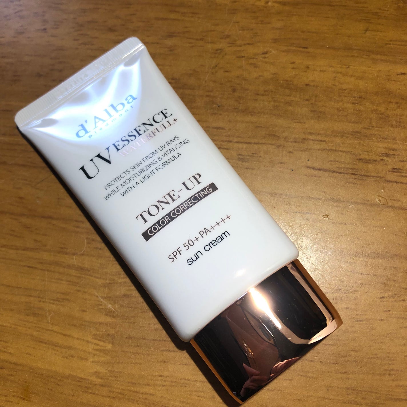 ウォータフルトーンアップサンクリーム/ダルバ/日焼け止めクリームを使ったクチコミ(1枚目)