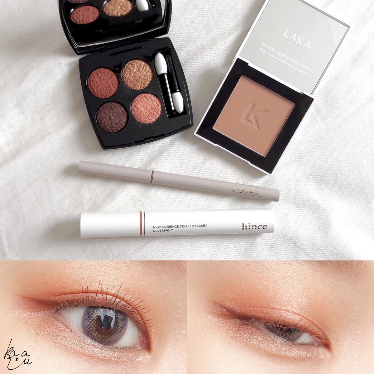 ニューアンビエンスカラーマスカラ/hince/マスカラを使ったクチコミ（1枚目）