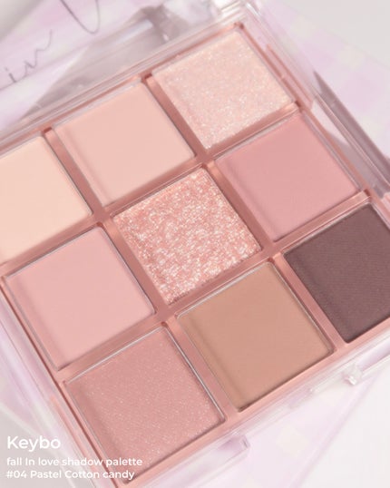 KEYBO FALL IN LOVE SHADOW PALETTE/keybo/アイシャドウパレットを使ったクチコミ(2枚目)