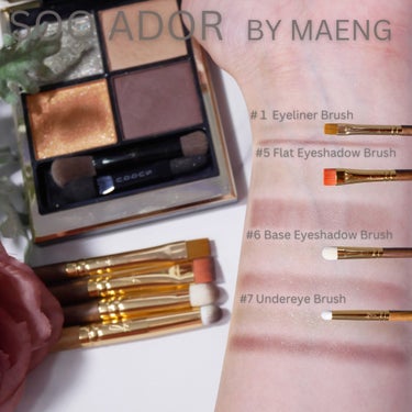 BY MAENG #05 Flat Eye Shadow Brush/SOOA DOR/メイクブラシを使ったクチコミ（1枚目）