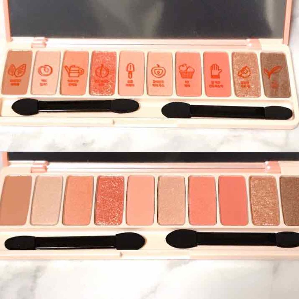 プレイカラー アイシャドウ/ETUDE/アイシャドウパレットを使ったクチコミ（3枚目）