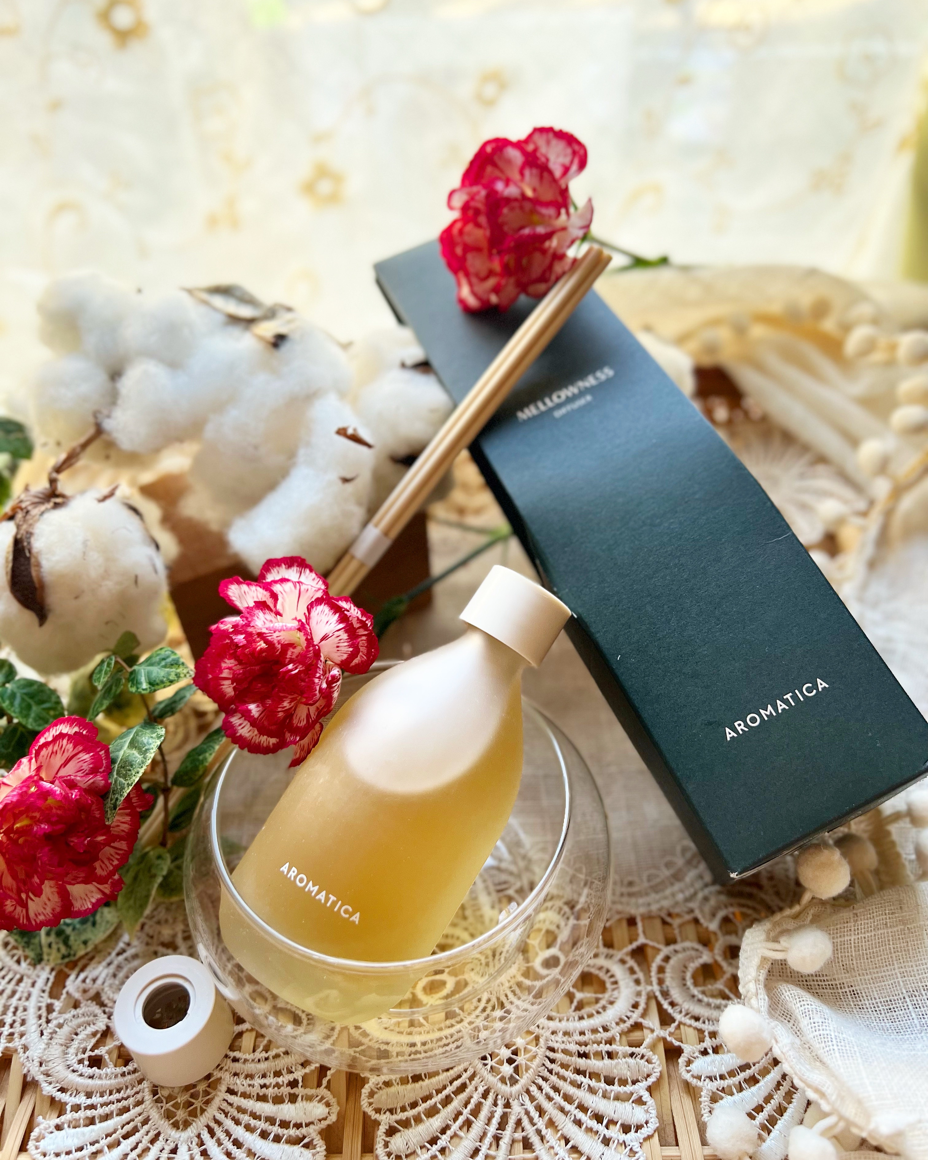 AROMATICA リードディフューザー メロウネス/AROMATICA/ルームフレグランスを使ったクチコミ（2枚目）