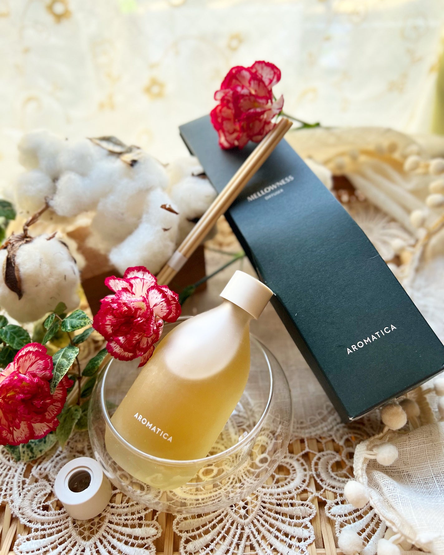 AROMATICA リードディフューザー メロウネス/AROMATICA/ルームフレグランスを使ったクチコミ(2枚目)