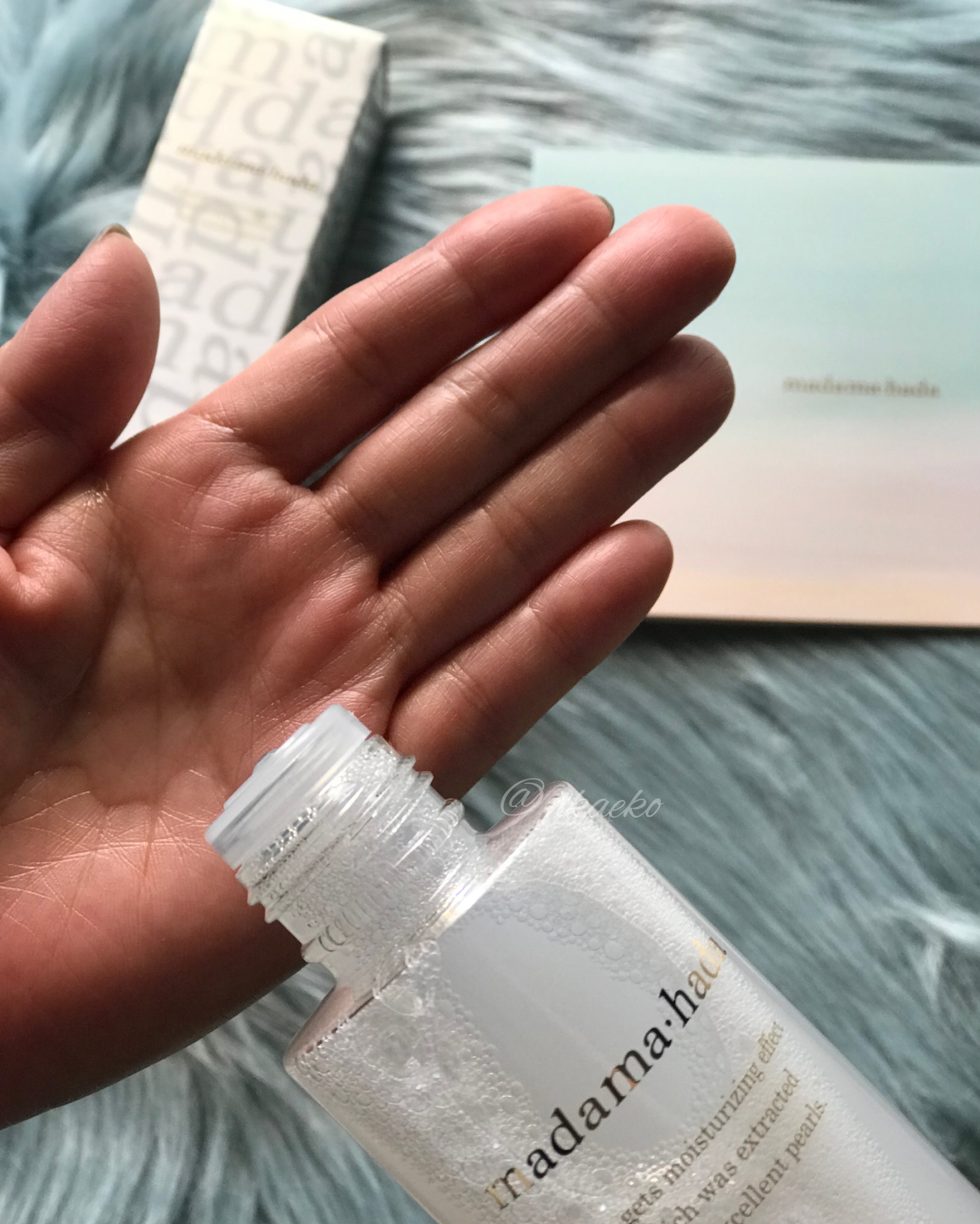 真珠肌ベーシックパールローション/madama･hada（真珠肌）/化粧水を使ったクチコミ（2枚目）