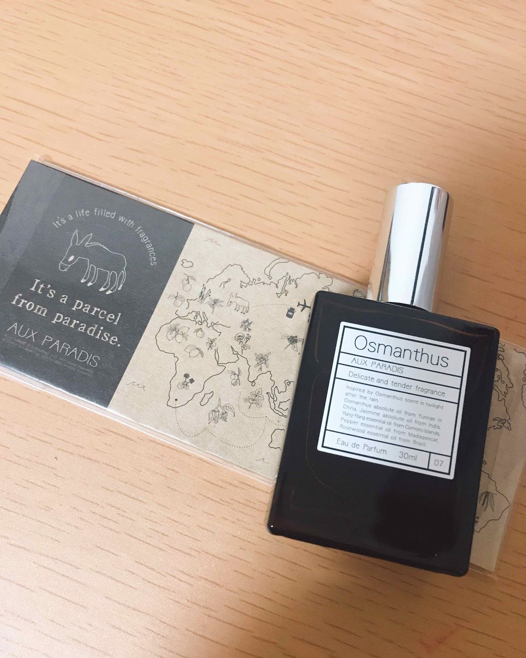 オードパルファム　#07 Osmanthus 〔オスマンサス〕/AUX PARADIS/香水(レディース)を使ったクチコミ（1枚目）