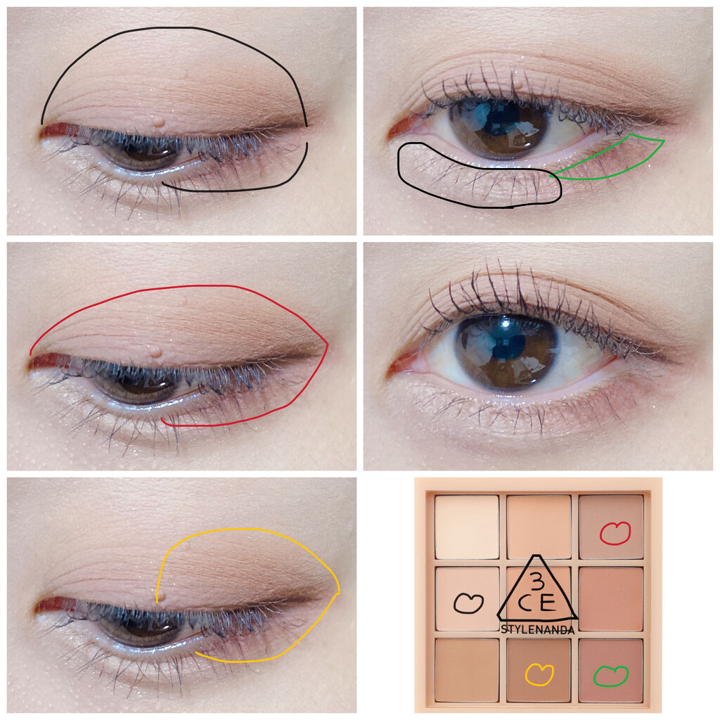 3CE マルチアイカラーパレット/3CE/アイシャドウパレットを使ったクチコミ（2枚目）