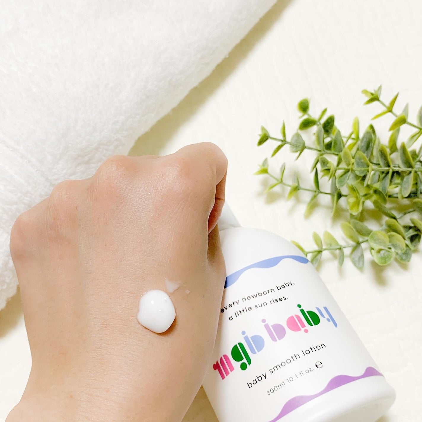 ベビースムースローション/mgb baby/ボディローションを使ったクチコミ(3枚目)