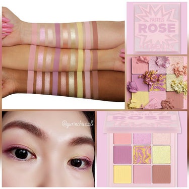 Huda Beauty PASTEL OBSESSIONS EYESHADOW PALETTEのクチコミ「フーダビューティーのローズパレット

♡𝐏𝐚𝐬𝐭𝐞𝐥 𝐑𝐎𝐒𝐄 𝐎𝐛𝐬𝐞𝐬𝐬𝐢𝐨𝐧𝐬 𝐄𝐲𝐞𝐒.....」（2枚目）