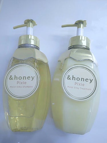 ＆honey ピクシーモイストシルキー　シャンプー1.0/ヘアトリートメント2.0/&honey/シャンプー・コンディショナーを使ったクチコミ（1枚目）