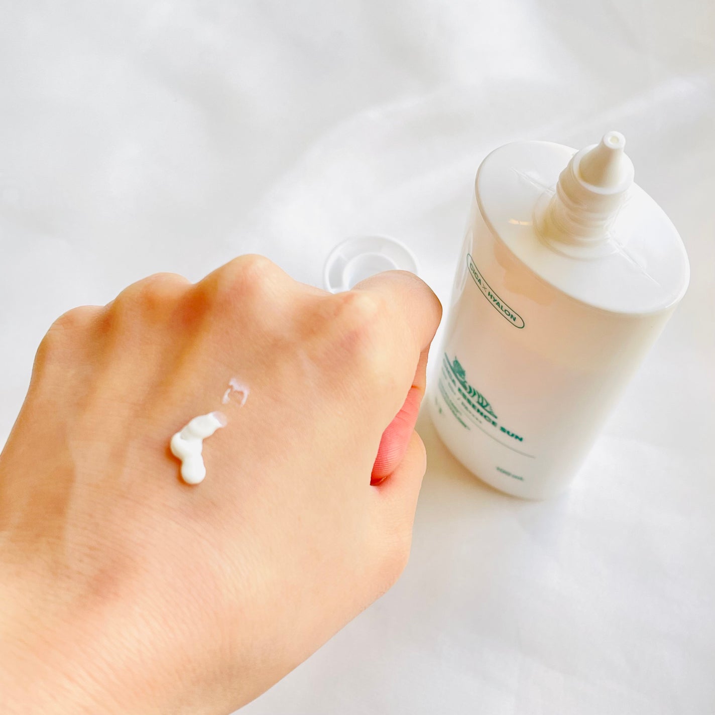 CICA エッセンスサン/VT/日焼け止めローションを使ったクチコミ(2枚目)