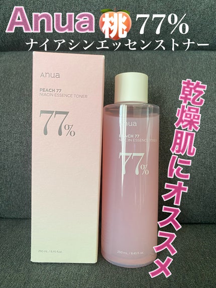 桃77%ナイアシンエッセンストナー 250ml/Anua/化粧水を使ったクチコミ(1枚目)