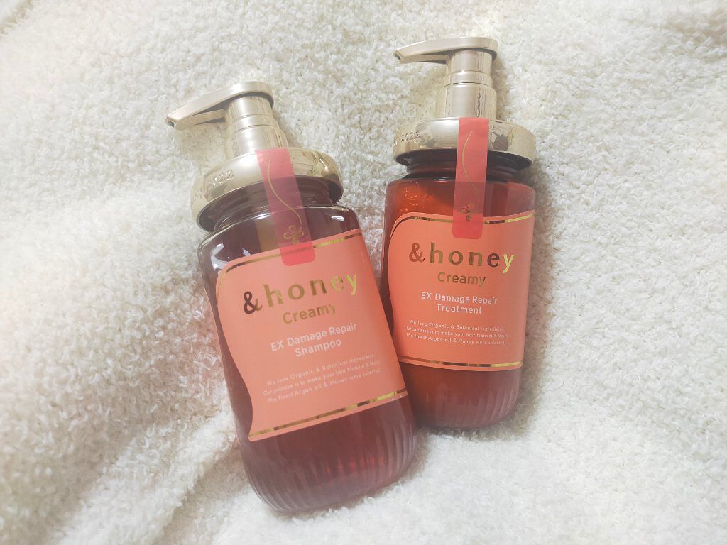 Creamy EXダメージリペアシャンプー1.0/ヘアトリートメント2.0/&honey/市販シャンプーを使ったクチコミ（2枚目）