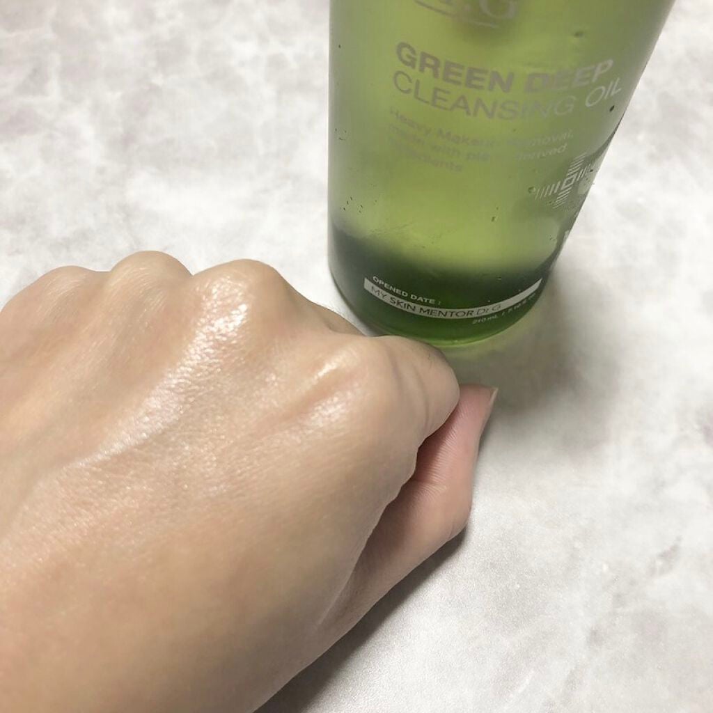 グリーンディープクレンジングオイル/Dr.G/オイルクレンジングを使ったクチコミ(3枚目)