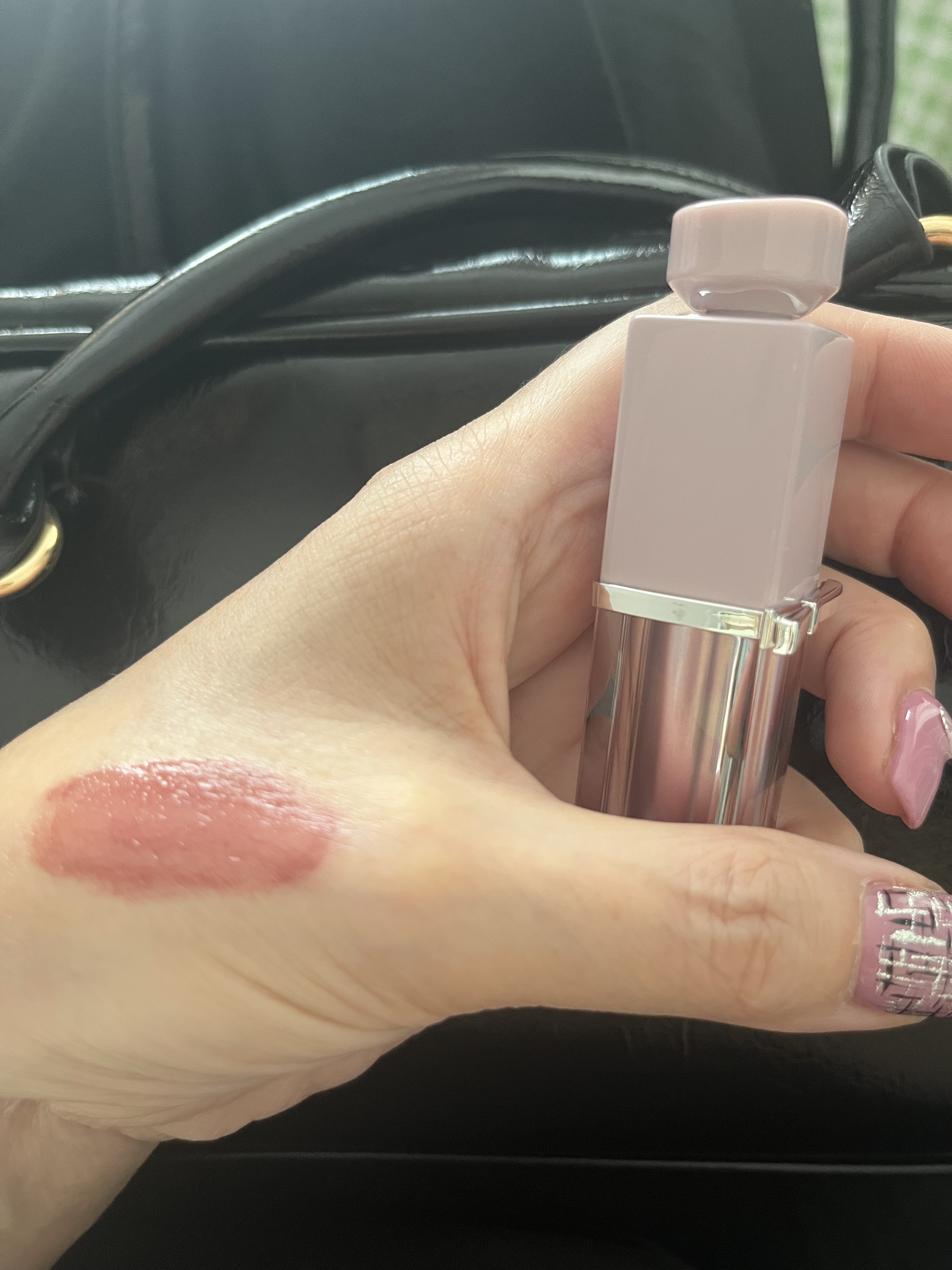 SILVER RIBBON  グロウセラムルージュ 402 ナイトローズ/Joocyee/口紅を使ったクチコミ（3枚目）