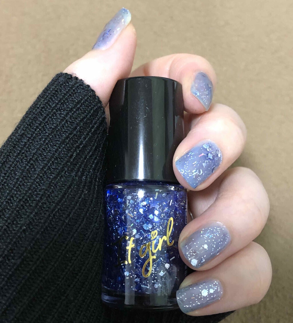 ITGグリッターネイル/DAISO/マニキュアを使ったクチコミ(1枚目)