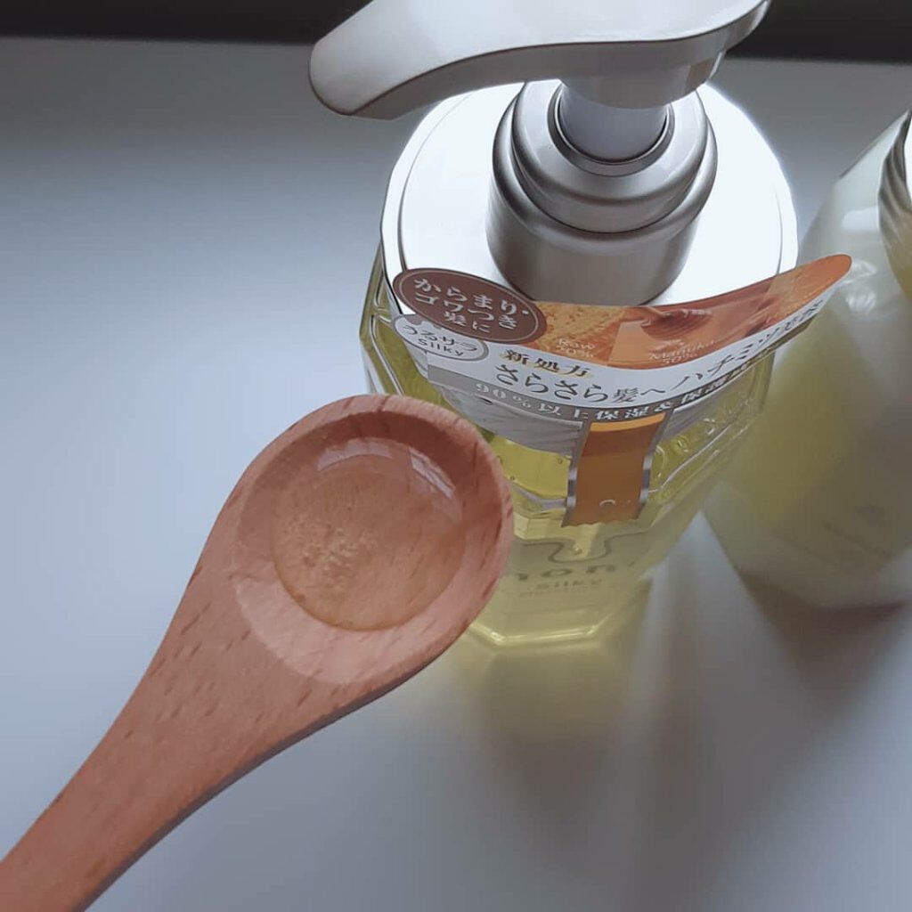 シルキー スムースモイスチャー シャンプー 1.0/ヘアトリートメント 2.0/&honey/市販シャンプーを使ったクチコミ(4枚目)