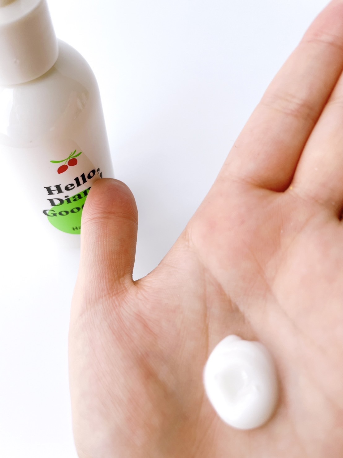 ハローダイアン グッバイ ダメージ補修ヘアミルク/ダイアン/ヘアミルクを使ったクチコミ（2枚目）