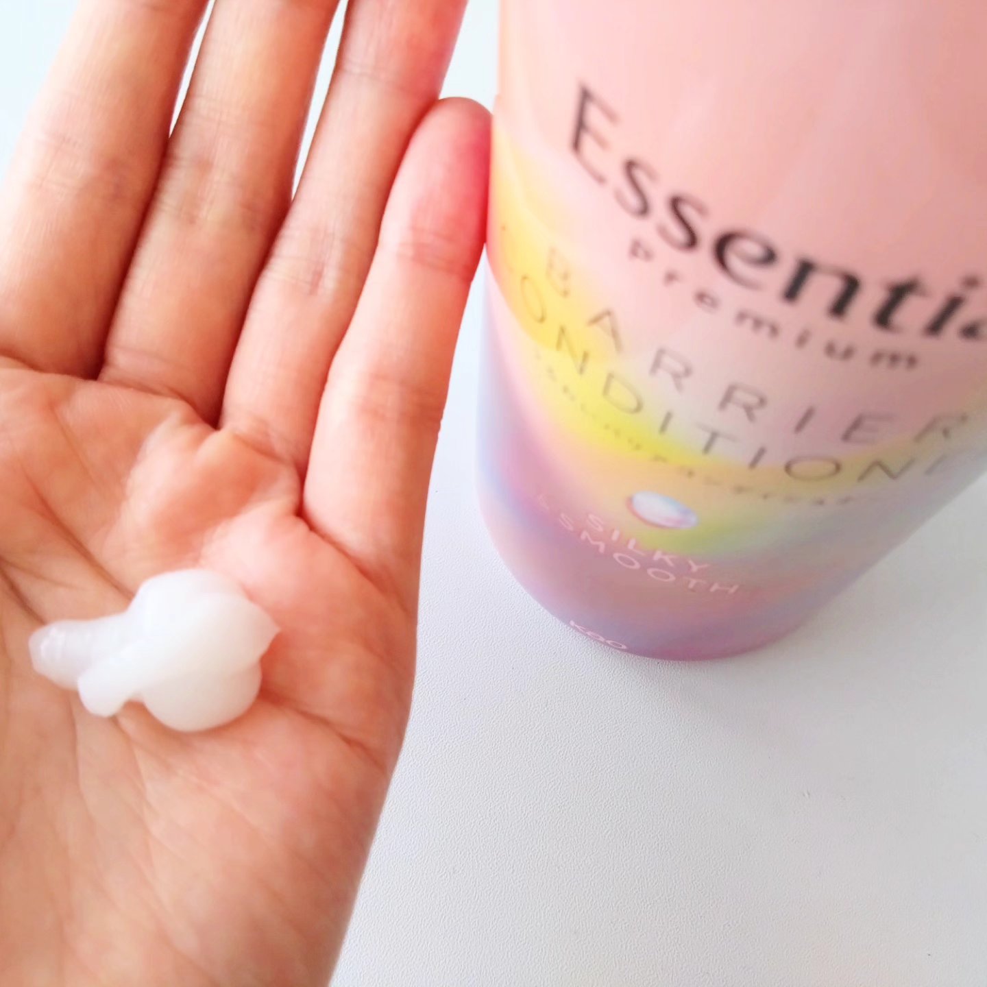 エッセンシャルプレミアム バリアシャンプー・コンディショナー シルキー＆スムース/エッセンシャル/市販シャンプーを使ったクチコミ（3枚目）