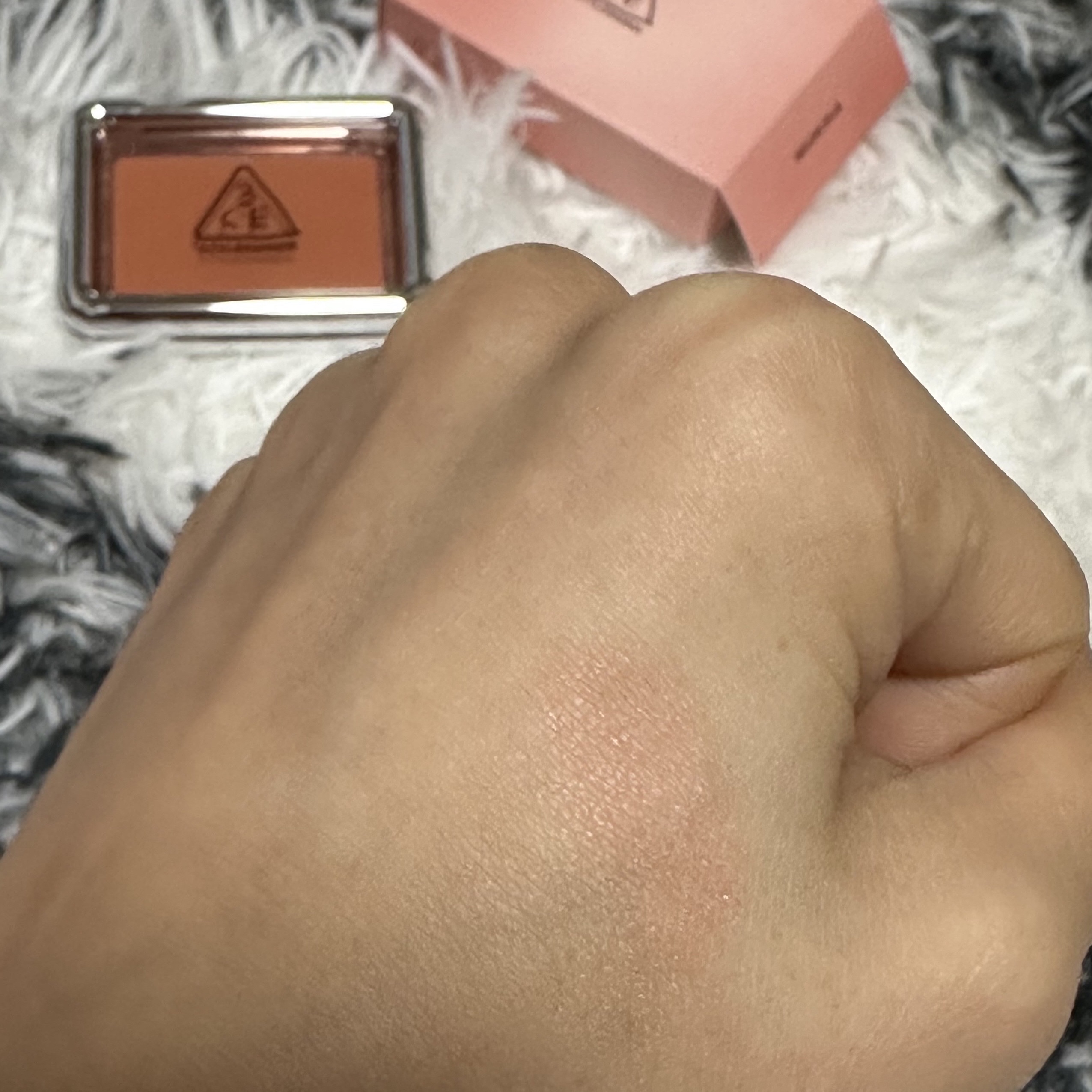 3CE ニューテイク フェイスブラッシャー ベアモーション/3CE/チークを使ったクチコミ（2枚目）