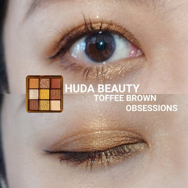Obsessions Eyeshadow Palette/Huda Beauty/パウダーアイシャドウを使ったクチコミ（1枚目）