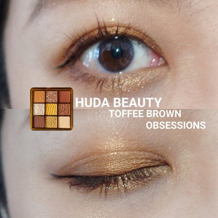 Obsessions Eyeshadow Palette/Huda Beauty/アイシャドウパレットを使ったクチコミ(1枚目)