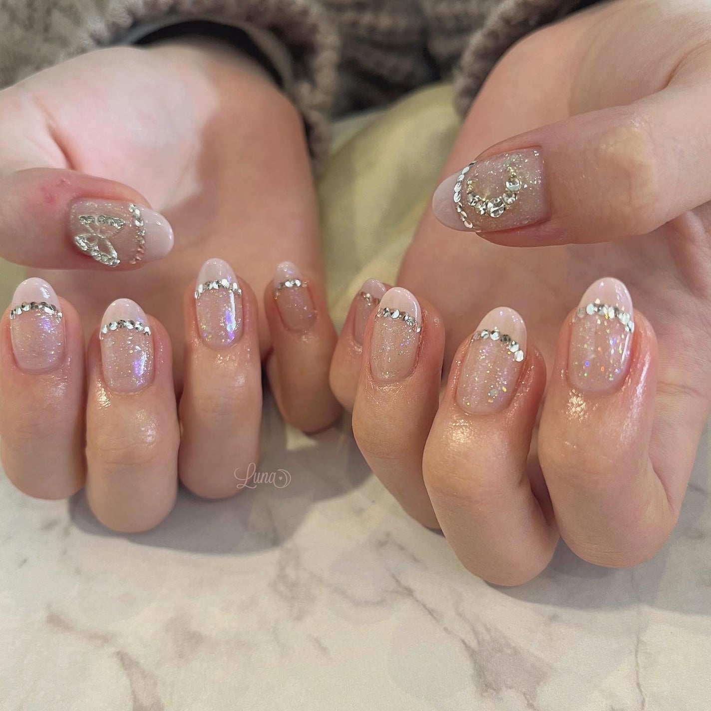 Iuna. Mizuki on LIPS 「.スペシャルプラン🩰✨#nail#nailstagram#ge..」(1枚目)