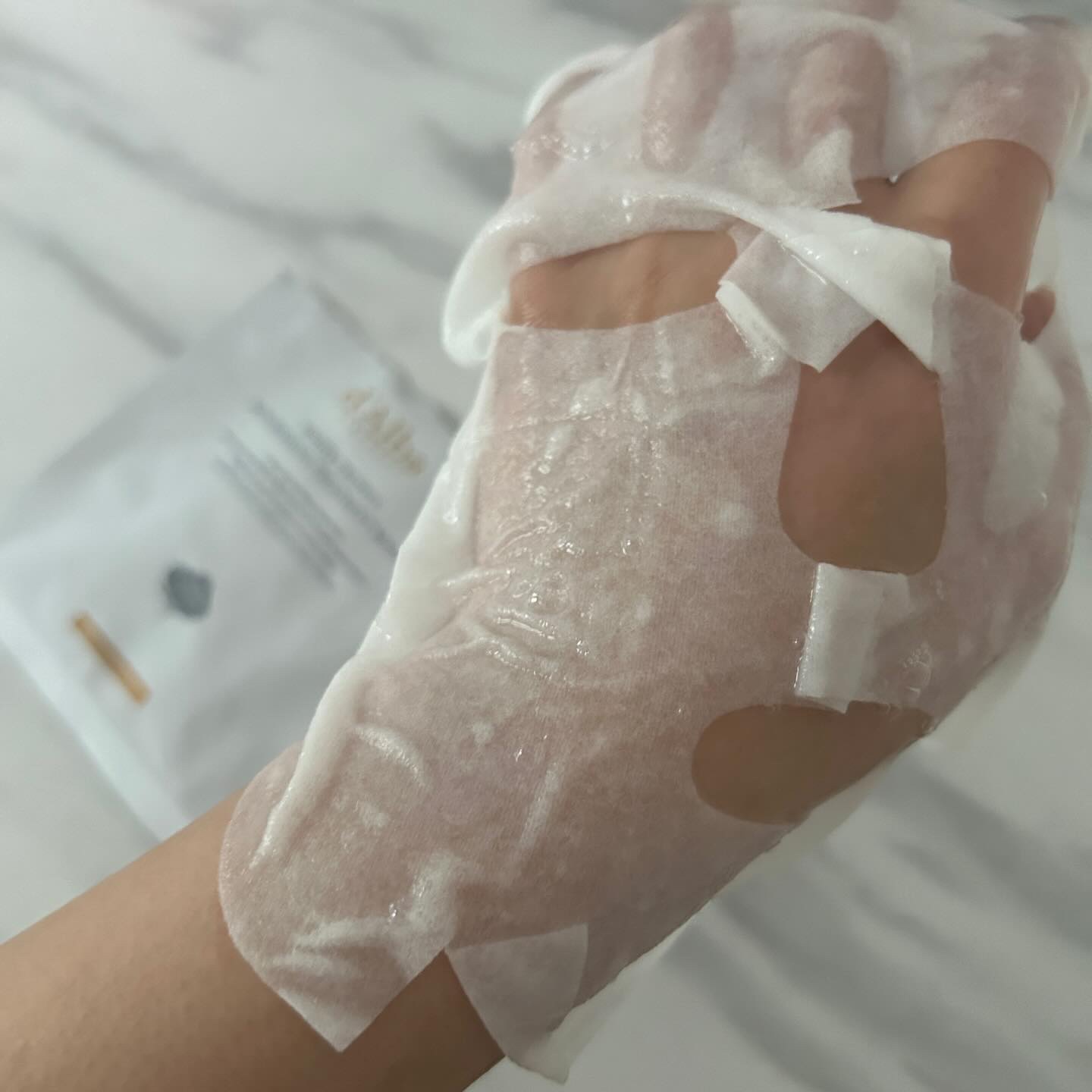 ホワイトトリュフナリシングトリートメントマスク/ダルバ/シートマスク・パックを使ったクチコミ（3枚目）