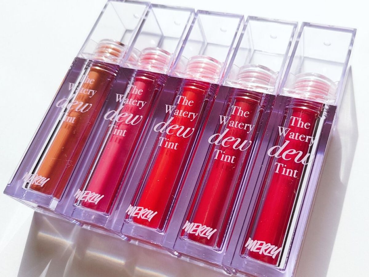 ザ ウォータリーデューティント/MERZY/リップティントを使ったクチコミ(2枚目)