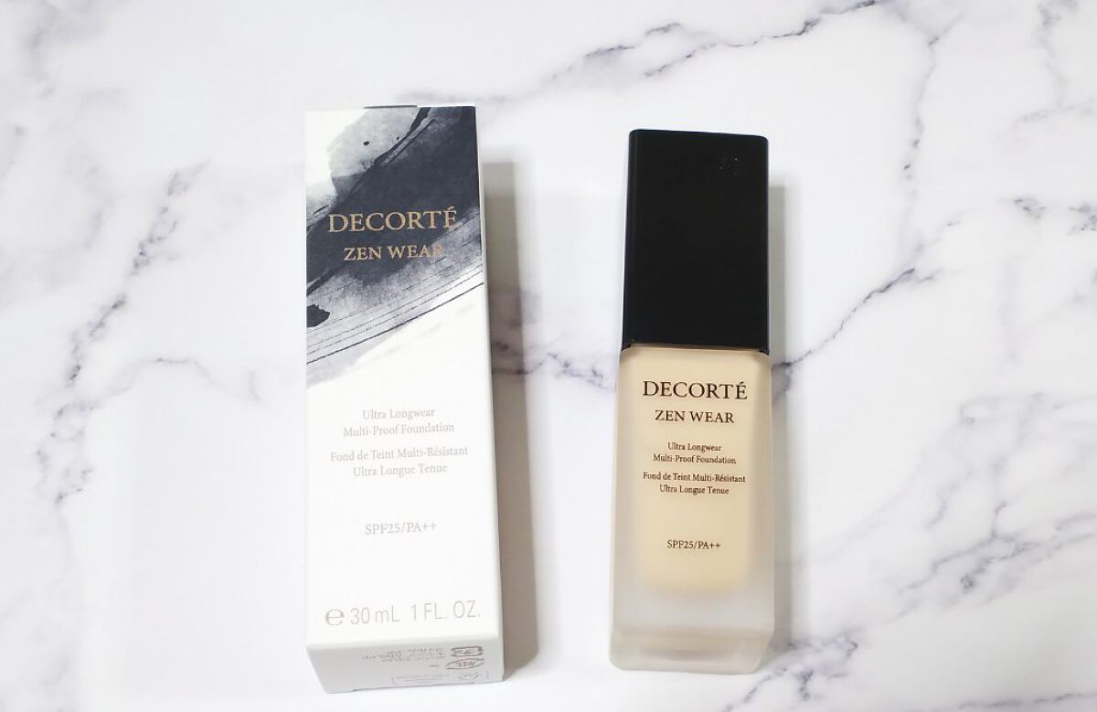 ゼン ウェア フルイド/DECORTÉ/リキッドファンデーションを使ったクチコミ（1枚目）