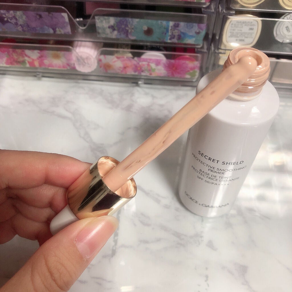 シークレットシールド プロテクティブ スムージングプライマー/DOLCE&GABBANA BEAUTY/化粧下地を使ったクチコミ(2枚目)