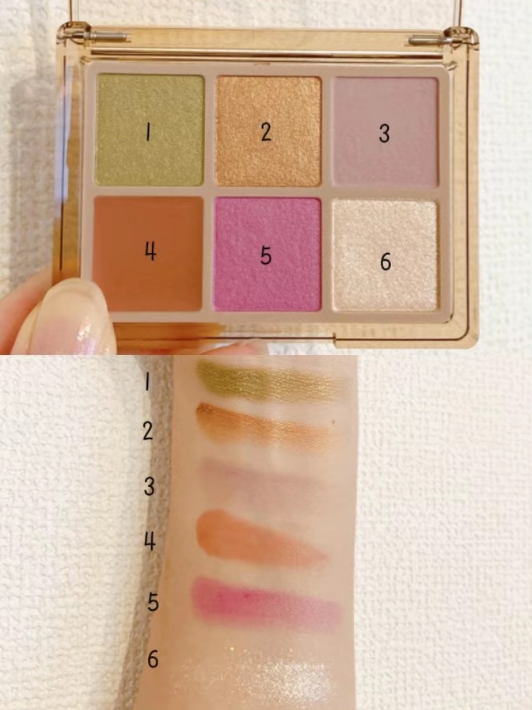 フーミー 時計回りパレット/WHOMEE/アイシャドウパレットを使ったクチコミ（3枚目）