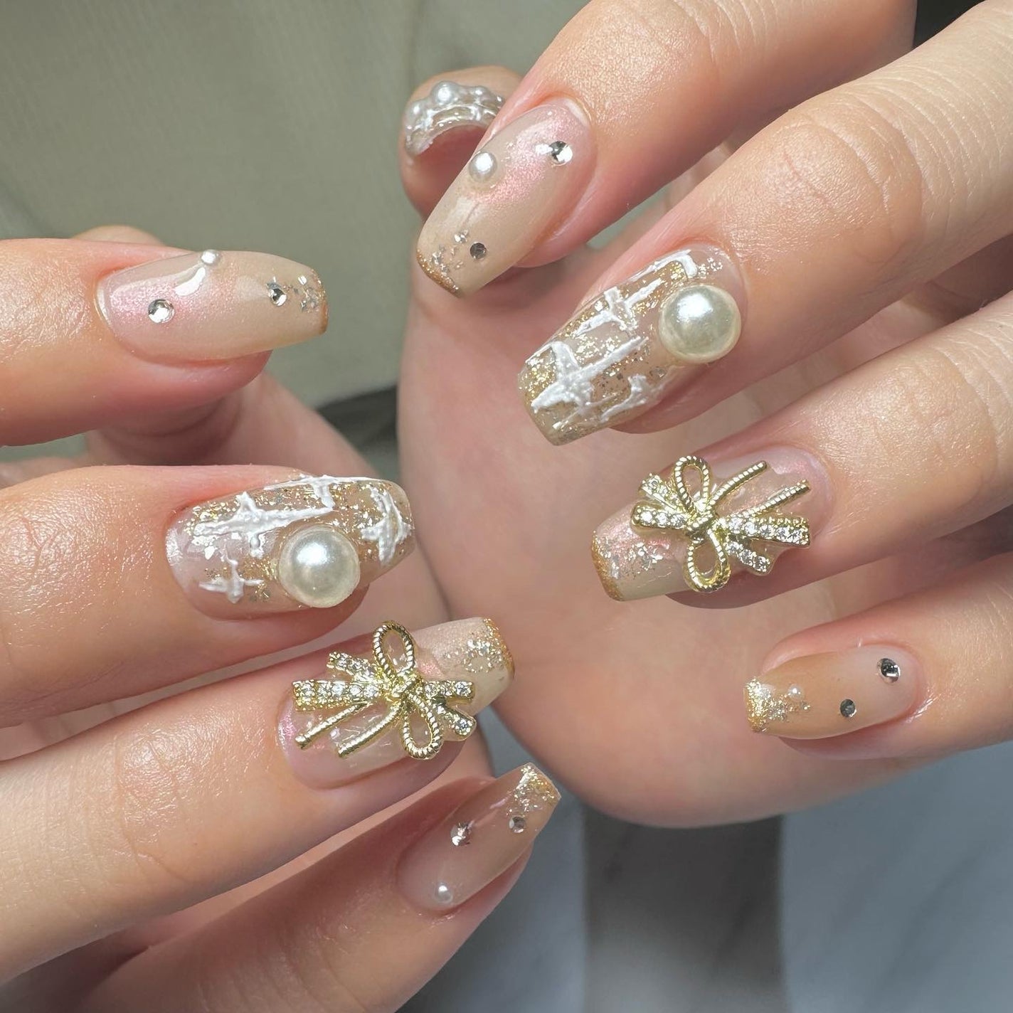 kanna on LIPS 「・・・𝔹𝕖𝕚𝕘𝕖𝕥𝕨𝕖𝕖𝕕×𝕣𝕚𝕓𝕓𝕠𝕟𓂃🎀𓈒𓏸ベージュ系のツ..」(1枚目)