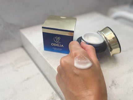 リンクル&ホワイト オールインワンクリーム/ODELIA/オールインワン化粧品を使ったクチコミ(2枚目)