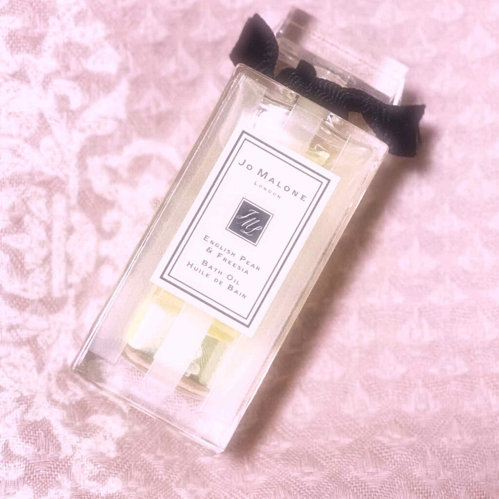 Jo MALONE LONDON オレンジブロッサム バスオイルのクチコミ「ジョーマローン
イングリッシュペアー&フリージア
バスオイル


自分を癒してあげたい日は、い.....」（1枚目）