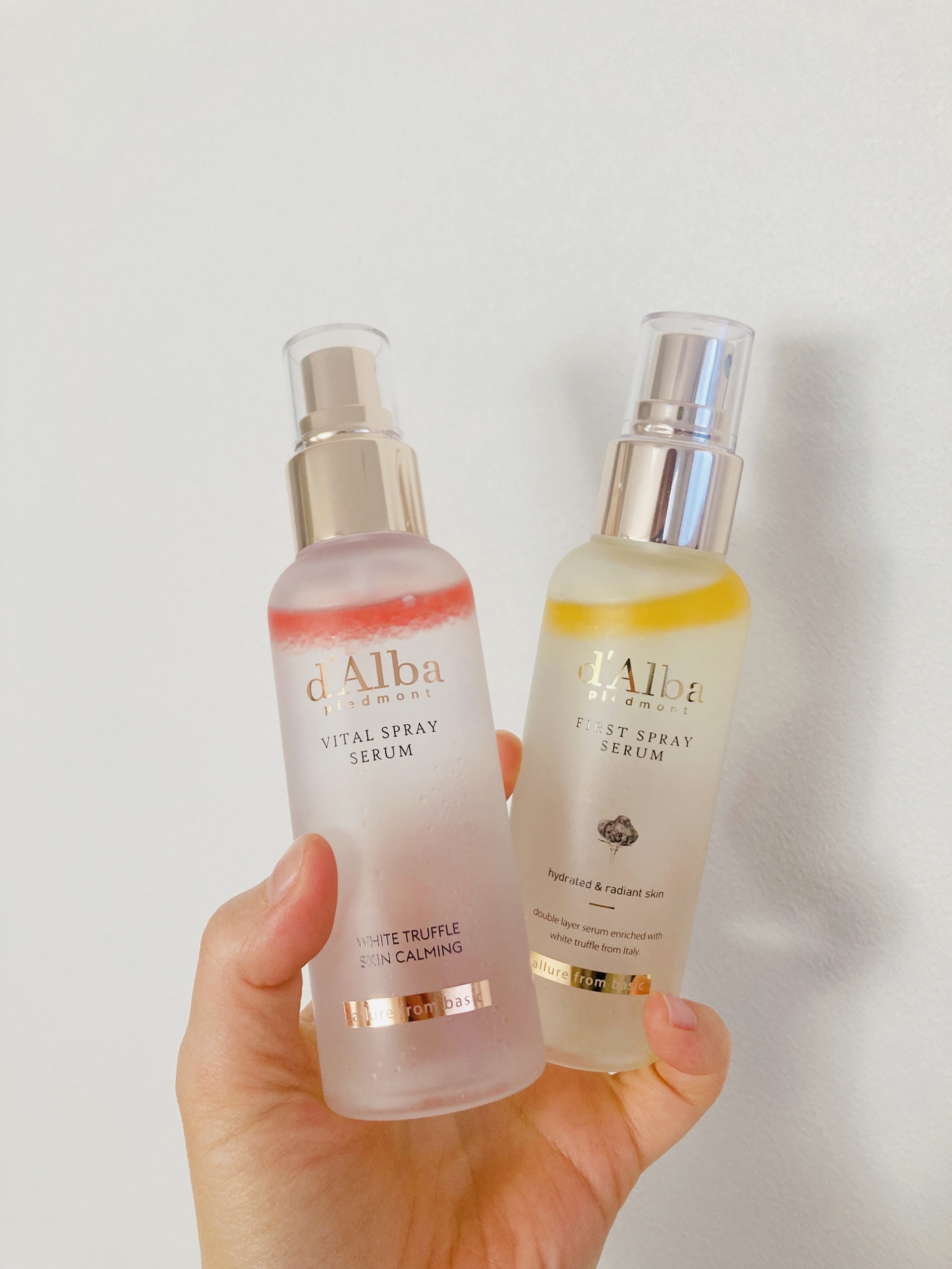 ダルバ ホワイトトリュフファーストスプレーセラム/ダルバ/ミスト状化粧水を使ったクチコミ（1枚目）