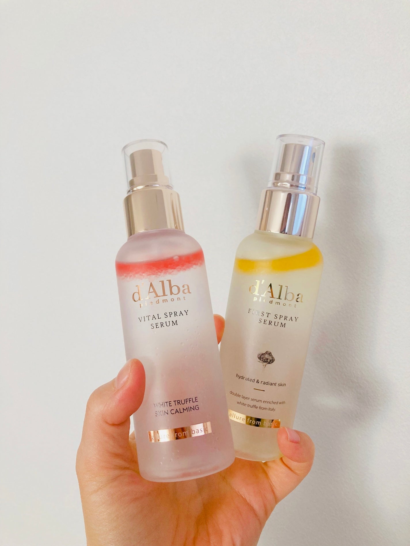 ダルバ ホワイトトリュフファーストスプレーセラム/ダルバ/ミスト状化粧水を使ったクチコミ(1枚目)