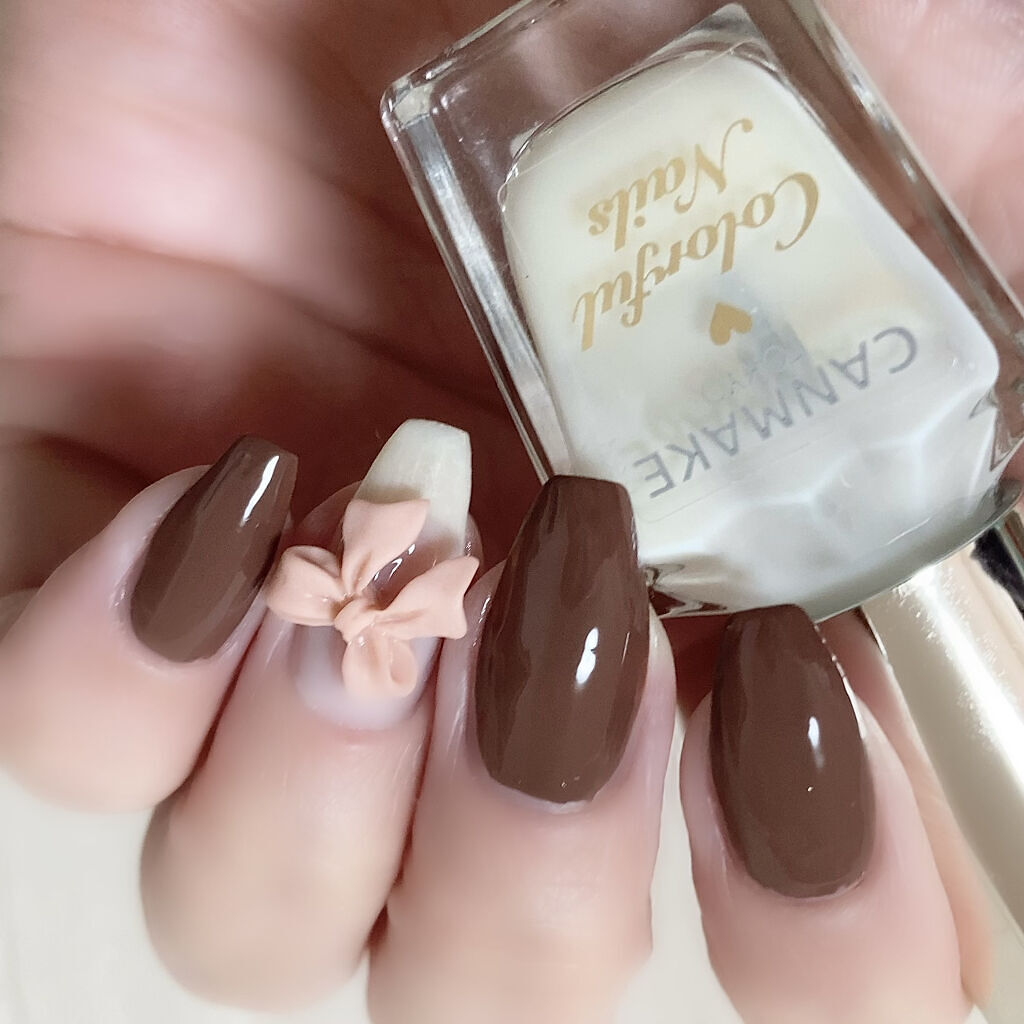 カラフルネイルズ/キャンメイク/マニキュアを使ったクチコミ（2枚目）