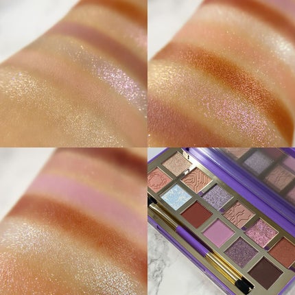 Hexze PRO流れ星釉薬12色アイシャドウ/HEXZE(ヘックスゼ)/アイシャドウパレットを使ったクチコミ(5枚目)