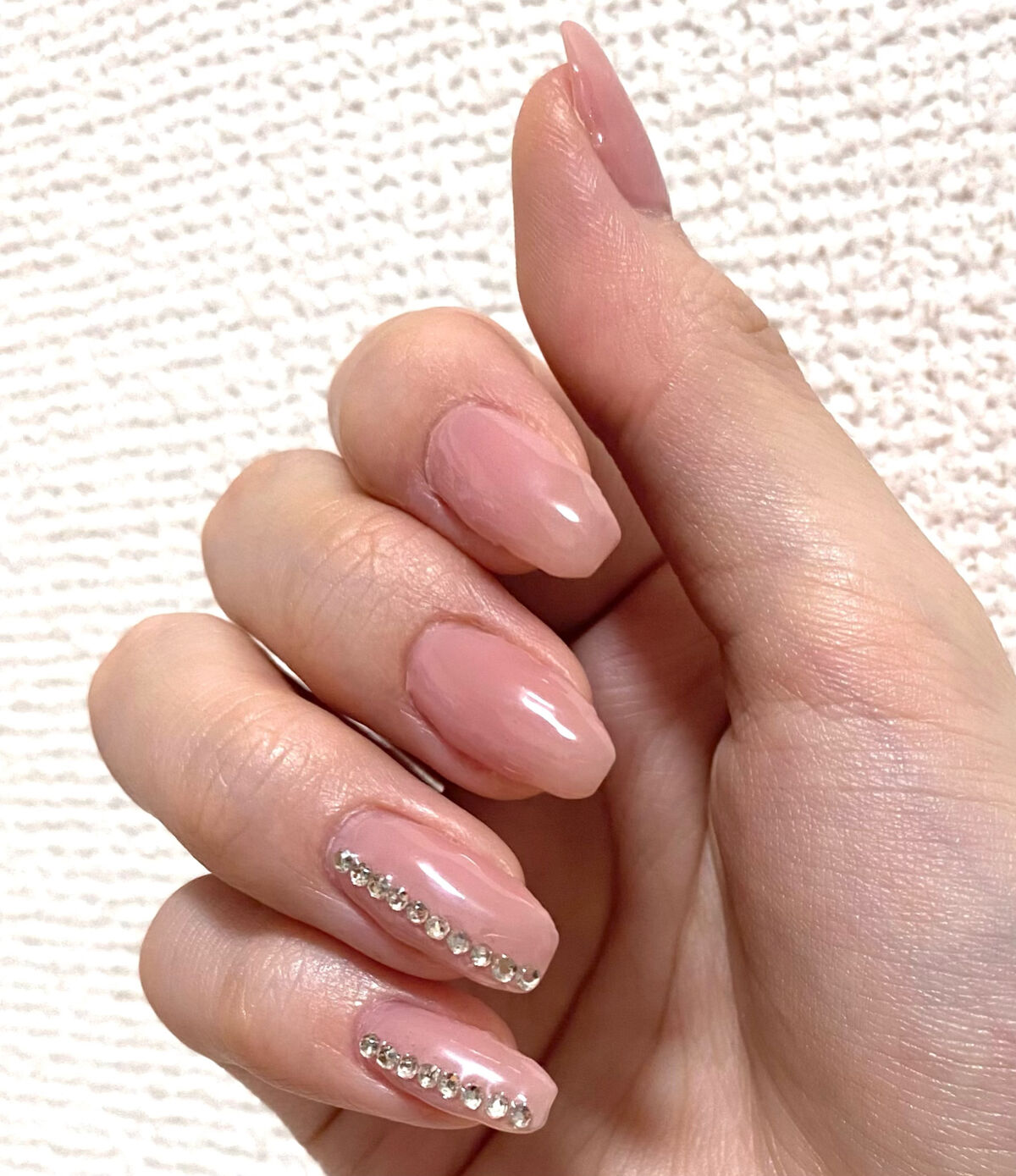 パル カラージェル ピンクベージュ/キャンドゥ/ジェルネイルを使ったクチコミ（2枚目）