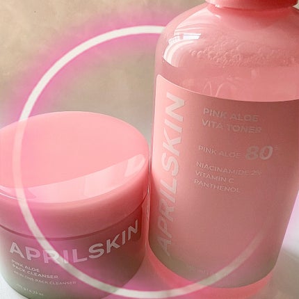 ピンクアロエメレンゲクレンザー/APRILSKIN/その他洗顔料を使ったクチコミ(1枚目)